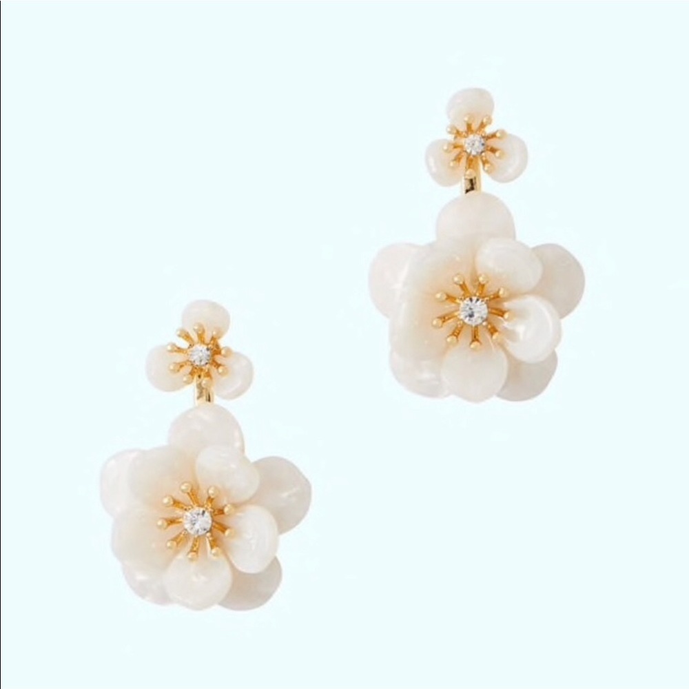 NWT Lilly Pulitzer ‘MOONLIGHT GARDEN’ Earrings